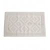 tapis de bains coton MASTRO RAPHAEL - ROMBI 70 x 140 cm bianco