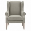 Dominic Armchair - Chloe Trellis - Pale Oak Legs