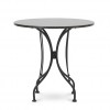 Boscombe 75 Round Table Base - Metal - Black