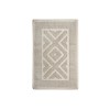 tapis de bains coton MASTRO RAPHAEL - ROMBI 70 x 140 cm bianco