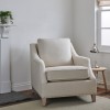 Eva Armchair - Linara Natural - Dark Oak