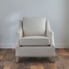 Eva Armchair - Linara Natural - Dark Oak