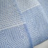 Helmshore Throw - Flax Blue