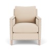 Caspar Armchair - Hugo Pale Oat - Pale Oak Legs