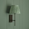 Hanover Wall light Bronze with Fermoie 8" Green Popple