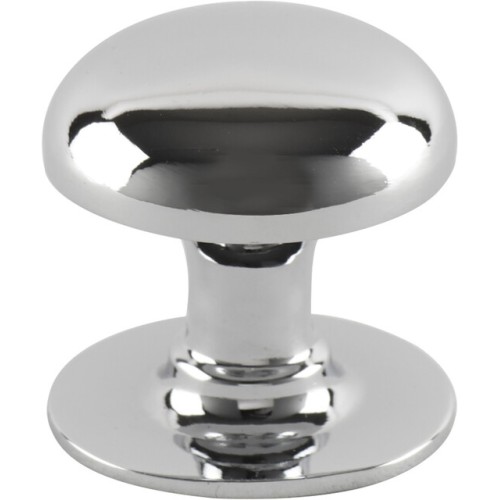 Chichester Mushroom Knob - Chrome - Small