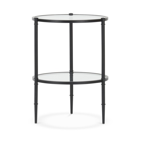 Coniston 43 Tall Round Side Table - Black Bronze