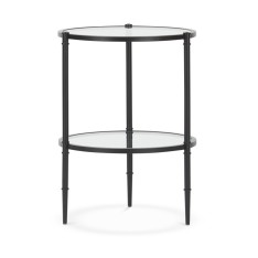 Coniston 43 Tall Round Side Table - Black Bronze