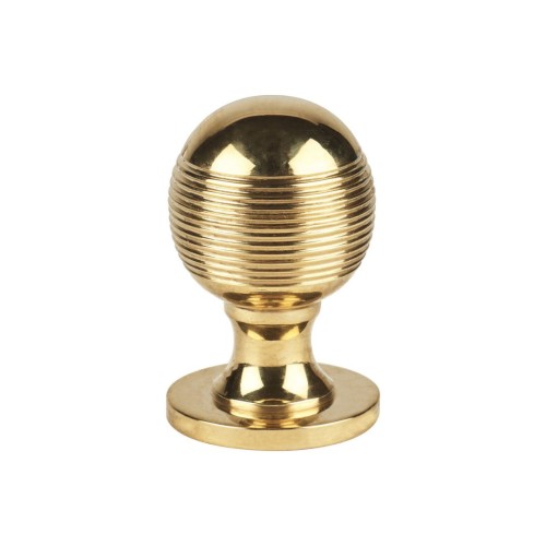 Barlow Half Beehive Knob - Brass