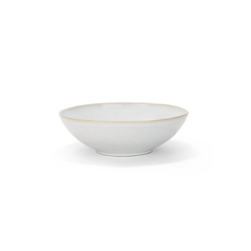 Clovelly Salad Bowl - Reactive White