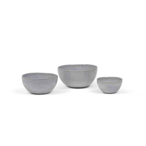 Maree Dipping Bowl, Flax Blue - Set of 3