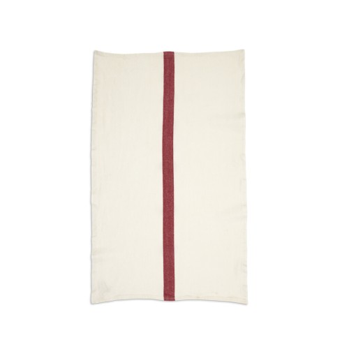 Quinn Stripe Kitchen Towel - White