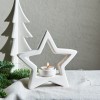 Aster Star Tealight Holder - White