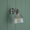 Shaftesbury Ribbed Wall Light - Chrome