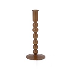 Floella Slim Candle Holder - Amber