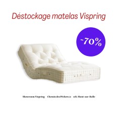 Vispring Matelas TIARA SUPREME 100 x 200 cm ULTRA SOFT