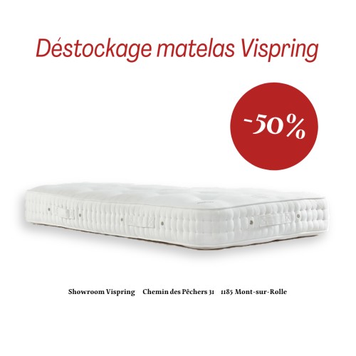 Vispring Matelas RECLINER DE LUXE 90x200 FIRM