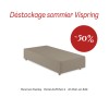 Vispring Sommier Sovereign 160x200 beige suède