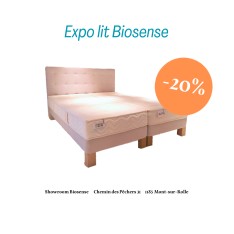 Biosense sommier Déco Vintage Bio 2x 80x200 + tête de lit 160