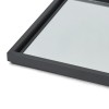 Carter 84 Rectangular Mirror - Black Steel