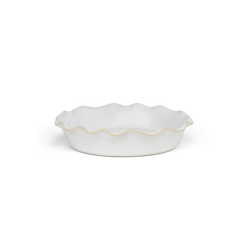 Bramley Pie Dish - Reactive White