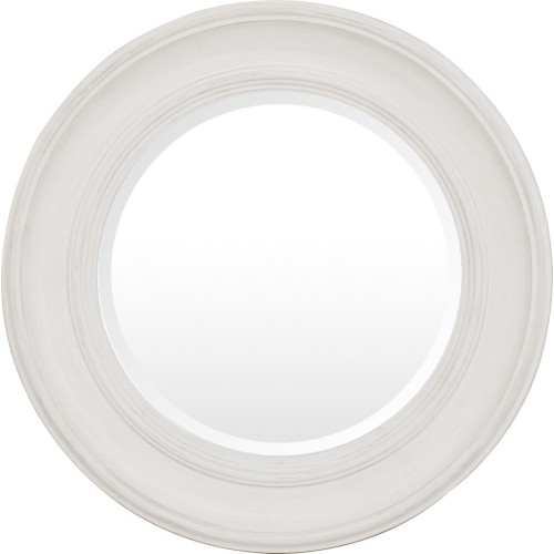 Buckingham 74 Round Mirror - Off White